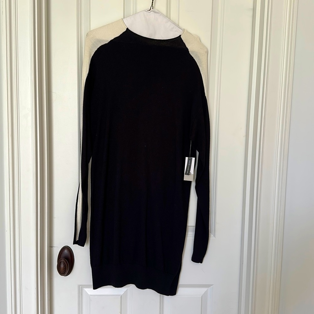 3/$20 Black and white sweater dress size small